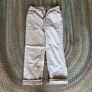 Eddie Bauer flannel lined khakis